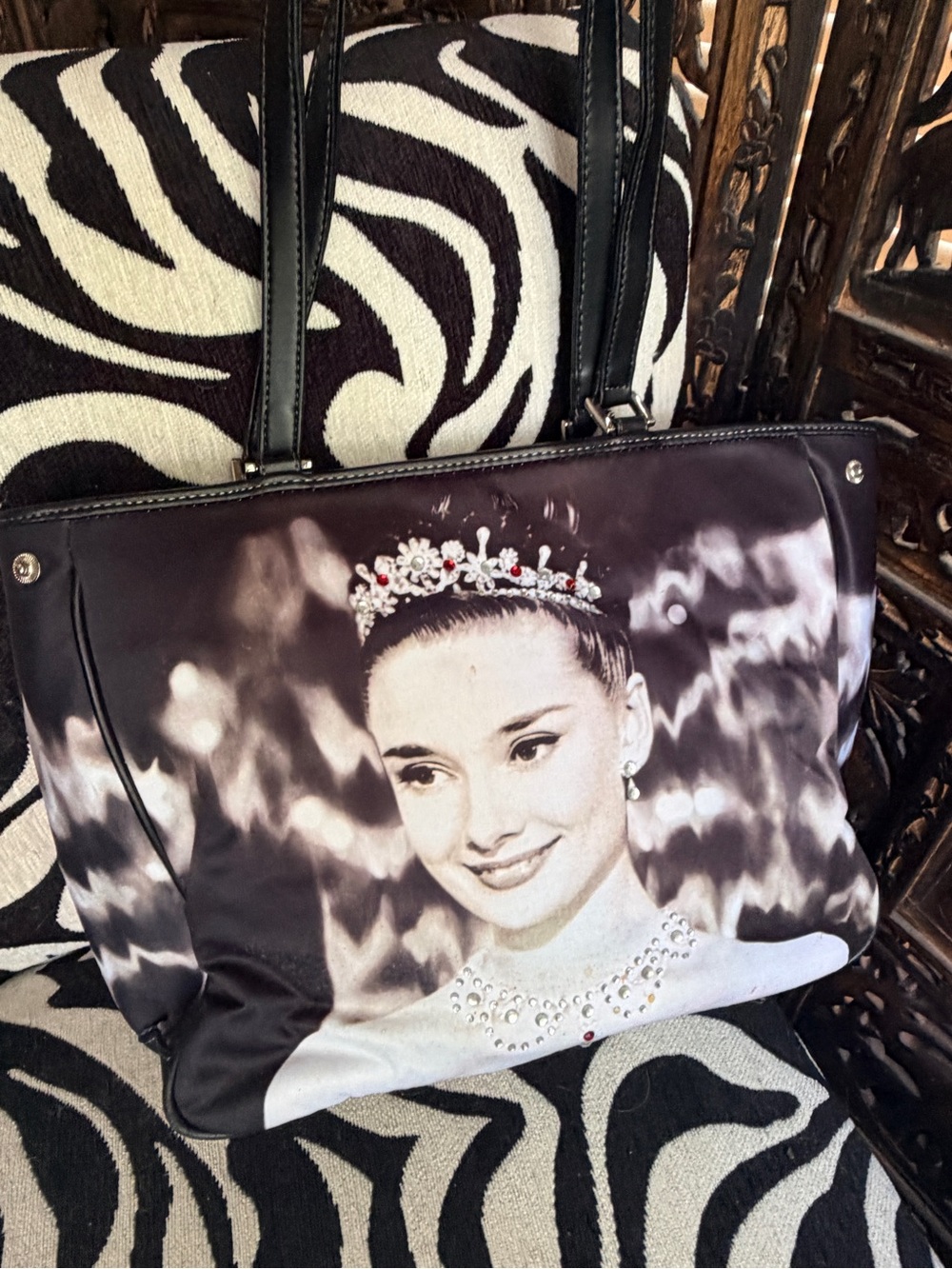 Audrey Hepburn Breakfast at Tiffany’s Tote Vintage